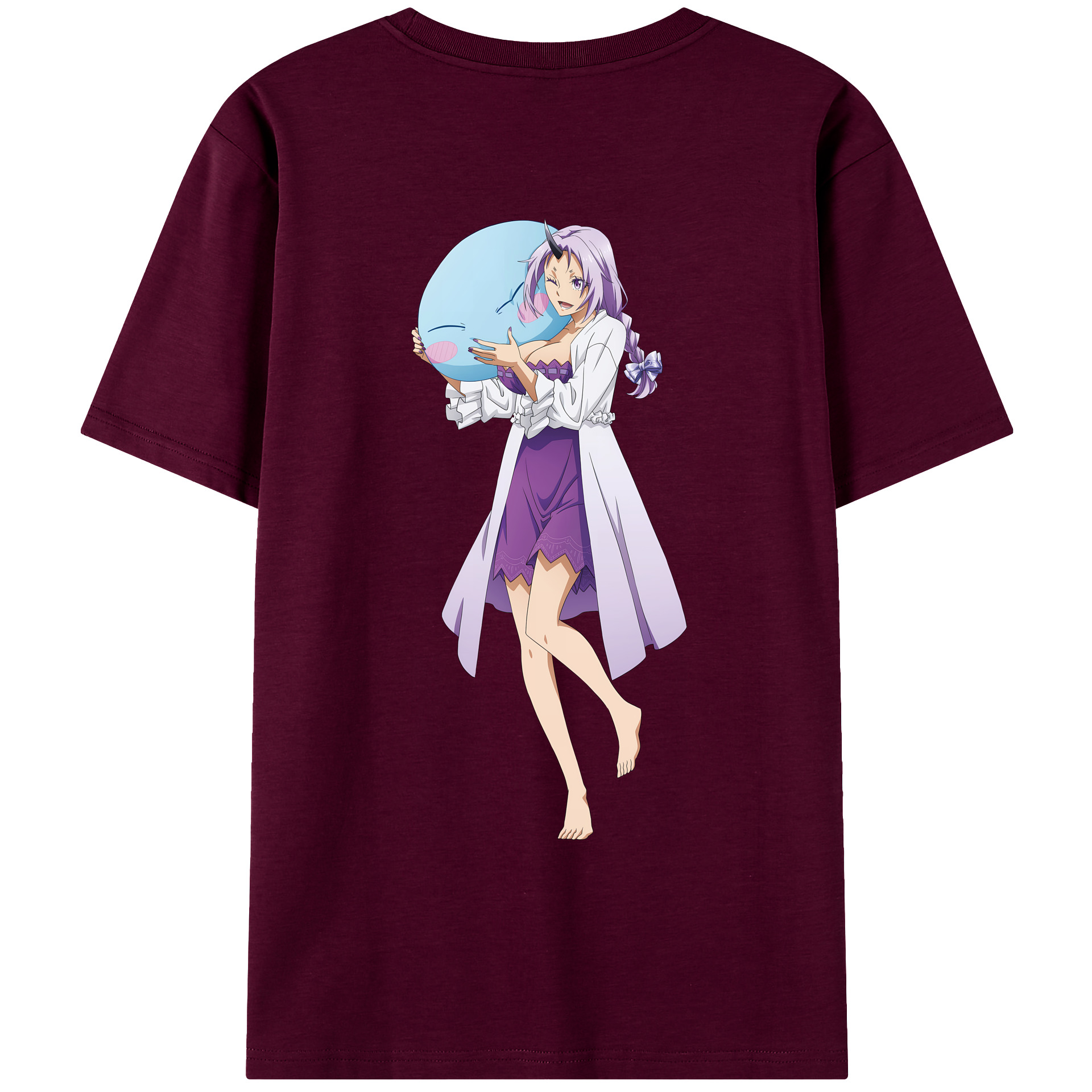 （画像用） 転スラ Regarding Reincarnated to Slime レディース半袖Tシャツ(バックプリント)